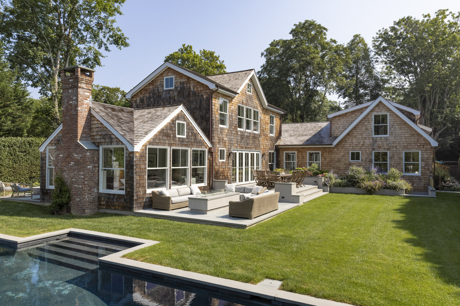 Photo of construction by Ronald Webb Builder.